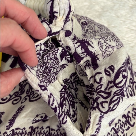 Kathmandu Imports Womens Size Large Pants Panda Pattern Lounge Pull on Rayon - Picture 5 of 10